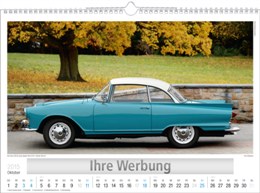 Bildkalender »Audi + VW-Klassiker«, 440x360 mm, Oktober