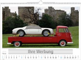 Bildkalender »Audi + VW-Klassiker«, 440x360 mm, Februar