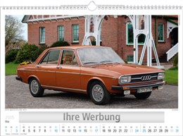 Bildkalender »Audi + VW-Klassiker«, 440x360 mm, Mai