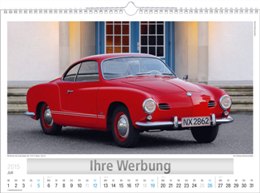 Bildkalender »Audi + VW-Klassiker«, 440x360 mm, Juli