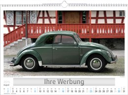 Bildkalender »Audi + VW-Klassiker«, 440x360 mm, August