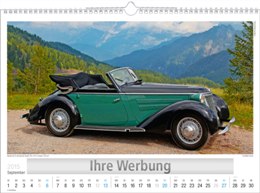 Bildkalender »Audi + VW-Klassiker«, 440x360 mm, September