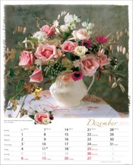 Bildkalender »Blumen-Arragements«, 245x345 mm, Dezember