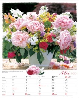 Bildkalender »Blumen-Arragements«, 245x345 mm, Mai