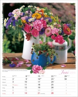 Bildkalender »Blumen-Arragements«, 245x345 mm, Juni