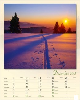 Bildkalender &raquo;Verborgene Idylle&laquo;, 245x345 mm, Dezember