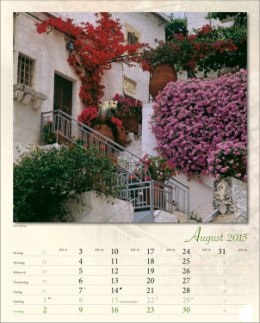 Bildkalender &raquo;Verborgene Idylle&laquo;, 245x345 mm, August