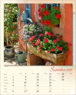 Bildkalender &raquo;Verborgene Idylle&laquo;, 245x345 mm, September