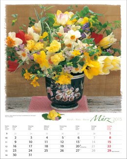 Bildkalender »Blumen-Arragements«, 310x440 mm, März