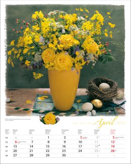 Bildkalender »Blumen-Arragements«, 310x440 mm, April