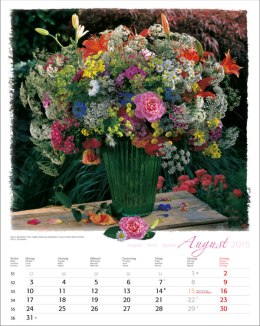 Bildkalender »Blumen-Arragements«, 310x440 mm, August