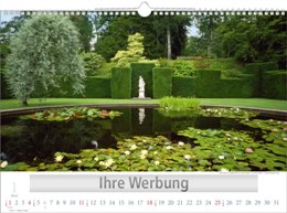 Bildkalender »Traumhafte Gärten«, 440x360 mm, Januar