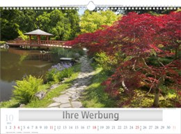 Bildkalender »Traumhafte Gärten«, 440x360 mm, Oktober
