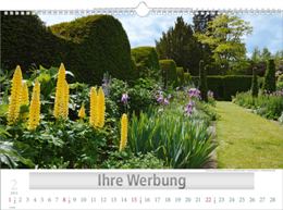 Bildkalender »Traumhafte Gärten«, 440x360 mm, Februar