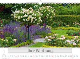 Bildkalender »Traumhafte Gärten«, 440x360 mm, März