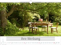 Bildkalender »Traumhafte Gärten«, 440x360 mm, JUni