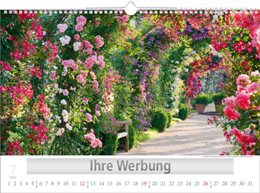Bildkalender »Traumhafte Gärten«, 440x360 mm, Juli