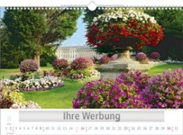 Bildkalender »Traumhafte Gärten«, 440x360 mm, August