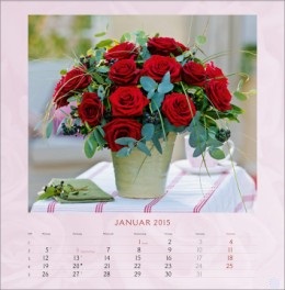 Bildkalender »Erlebniswelt der Düfte«, 245x345 mm, Januar