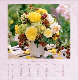 Bildkalender »Erlebniswelt der Düfte«, 245x345 mm, August