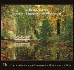 Bildkalender »Brücken die verbinden«, 480x500 mm, November