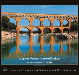 Bildkalender »Brücken die verbinden«, 480x500 mm, Februar