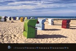 Bildkalender »Meerblicke«, 580x390 mm, August