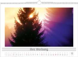 Bildkalender »Lichtimpressionen«, 490x340 mm, Dezember