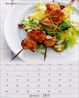 Bildkalender »Wohlfühlküche«, 245x345 mm, Januar