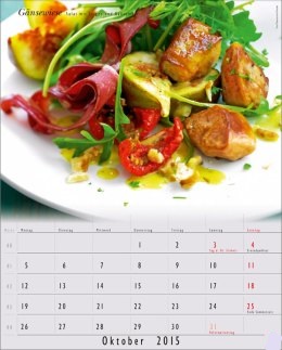 Bildkalender »Wohlfühlküche«, 245x345 mm, Oktober