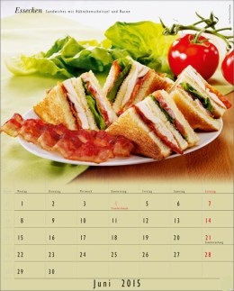 Bildkalender »Wohlfühlküche«, 245x345 mm, Juni