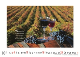 Bildkalender »Weinkalender«, 420x300 mm, Oktober
