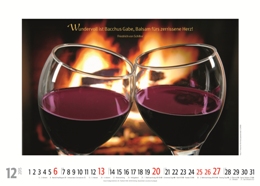 Bildkalender »Weinkalender«, 420x300 mm, Dezember