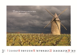 Bildkalender »Weinkalender«, 420x300 mm, März
