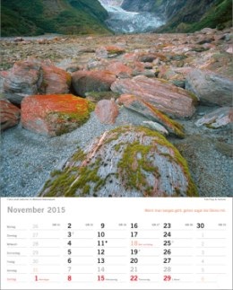 Bildkalender »Elemente«, 245x345 mm, November