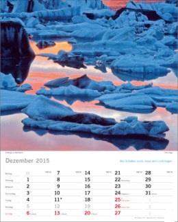 Bildkalender »Elemente«, 245x345 mm, Dezember