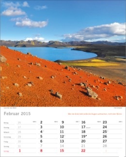 Bildkalender »Elemente«, 245x345 mm, Februar