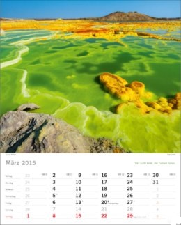 Bildkalender »Elemente«, 245x345 mm, März