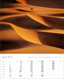 Bildkalender »Elemente«, 245x345 mm, April