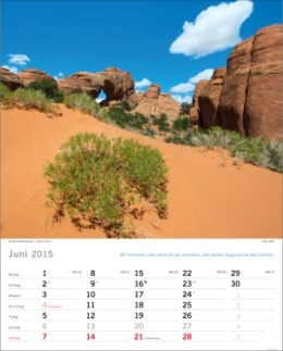 Bildkalender »Elemente«, 245x345 mm, Juni
