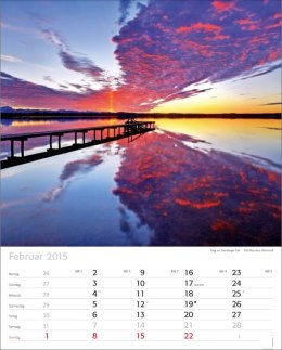 Bildkalender »Naturschauspiele«, 245x345 mm, Februar