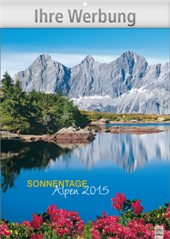 Bildkalender »Sonnentage Alpen«, 245x345 mm, Titelblatt