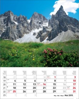 Bildkalender »Sonnentage Alpen«, 245x345 mm, Mai