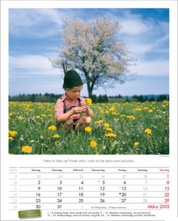Bildkalender »Landpartie«, 245x345 mm, März