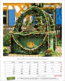 Bildkalender »Landpartie«, 245x345 mm, April