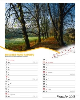 Bildkalender »Rad- und Wanderwege«, 245x345 mm, November