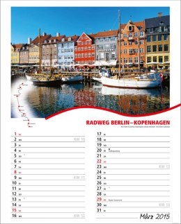 Bildkalender »Rad- und Wanderwege«, 245x345 mm, März
