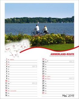Bildkalender »Rad- und Wanderwege«, 245x345 mm, Mai
