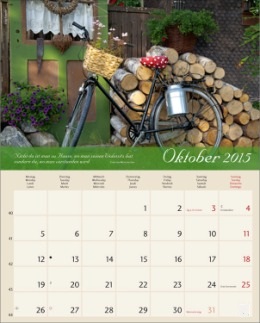 Bildkalender »Landleben«, 245x345 mm, Oktober