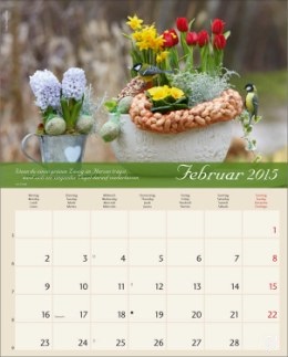 Bildkalender »Landleben«, 245x345 mm, Februar